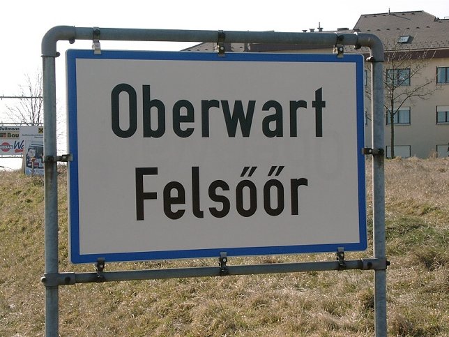 Oberwart, Ortstafel