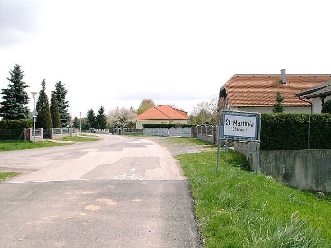 St. Martin in der Wart, Ortstafel